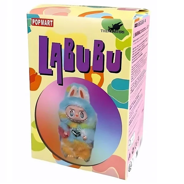 عروسک لبوبو سری گردنبنددار (Labubu) با طراحی فانتزی و شخصیت هیولای دوست‌داشتنی، مناسب کلکسیون و هدیه