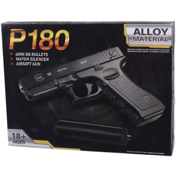تفنگ کلت p180 صدا خفه کن