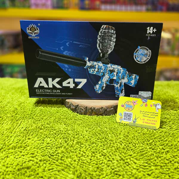 تفنگ تیر ژله ای ak47 شارژی مدل ak47 کد f970-1 - تصویر 2