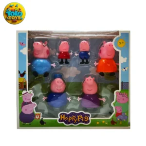 فیگور شخصیت پپاپیک Peppa Pig مجموعه 6 تایی