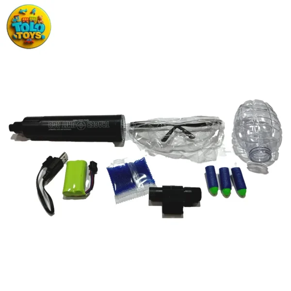تفنگ اسباب بازی شارژی تیر ژله ای کد 1750