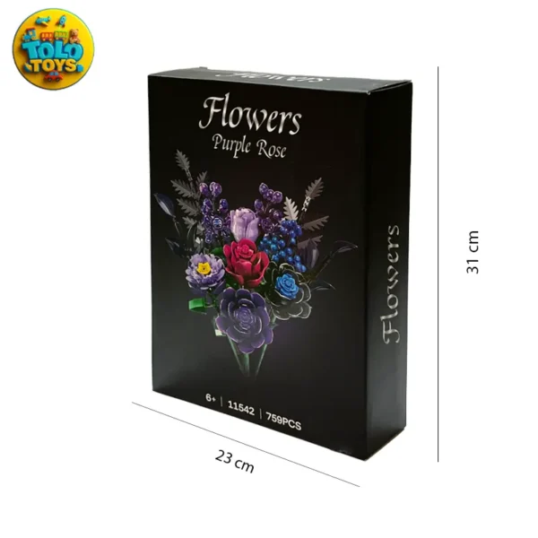 لگو ساختنی دسته گل رز flowers purple rose