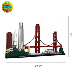لگو ساختنی معماری سانفرانسیسکو کد 20043 تعداد 565 قطعه