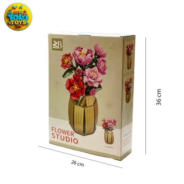 لگو ساختنی گل و گلدان Flower Studio