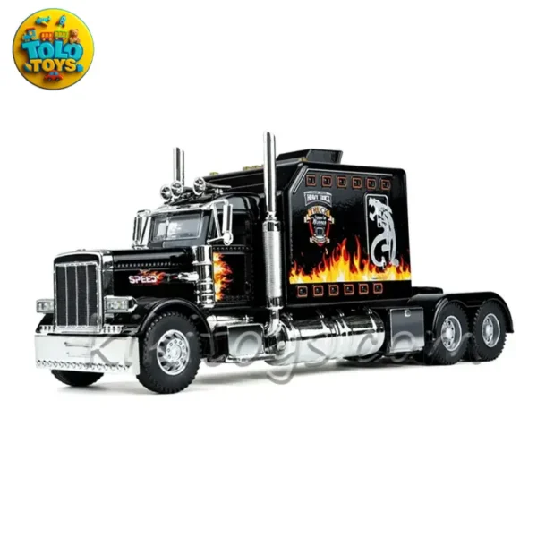 ماکت ماشین فلزی تریلی فلزی هاوی تراک Heavy Truck