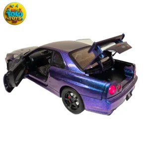 ماکت ماشین فلزی نیسان اسکای لاین Nissan SKYLINE GTR