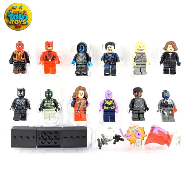 مینی فیگور لگویی انتقام جویان Avengers مجموعه 12 عددی